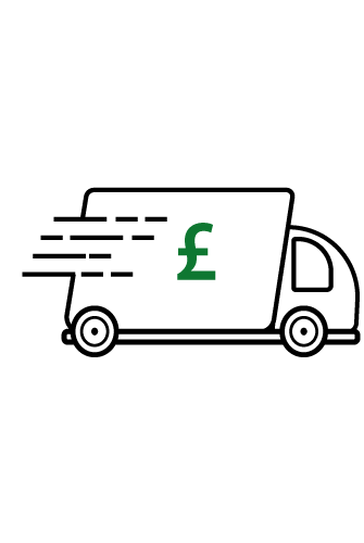 Cost of delivery icon